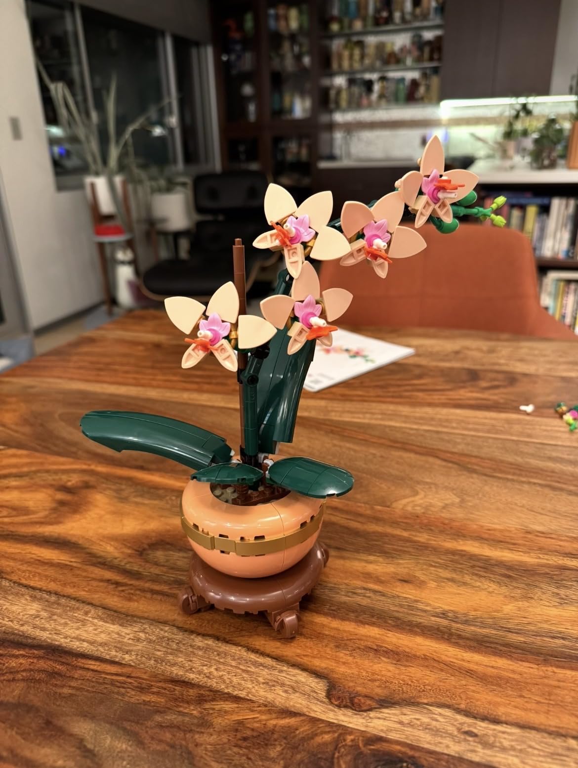 LEGO Botanicals Mini Orchid Building Set - Artificial, Fake Orchid for Home Decor, Adults Ages 18+ - Gift for Birthdays - Indoor Plant Decorations for Table, Desk, Office - 10343 customer photo 2