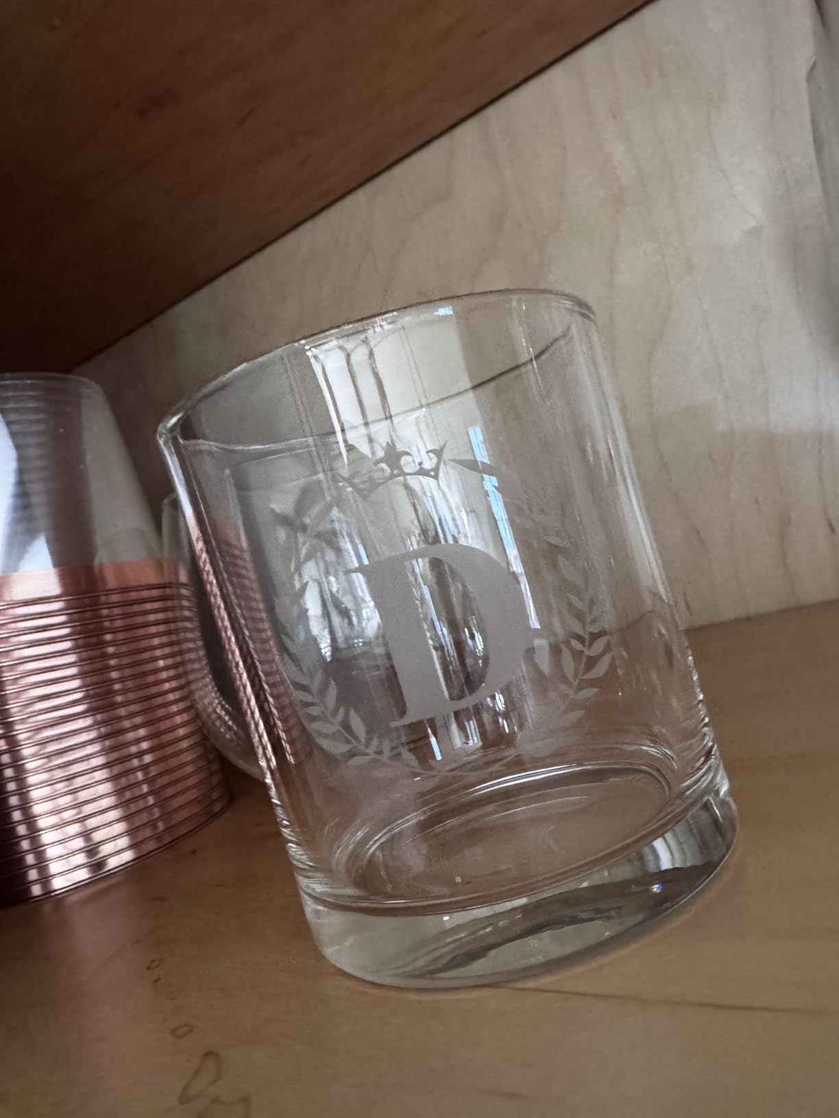 Fathers Day Gift for Dad Husband Grandpa, Personalized Whiskey Glasses Gifts for Men, Custom Engraved Bourbon Rocks Glass customer photo 1