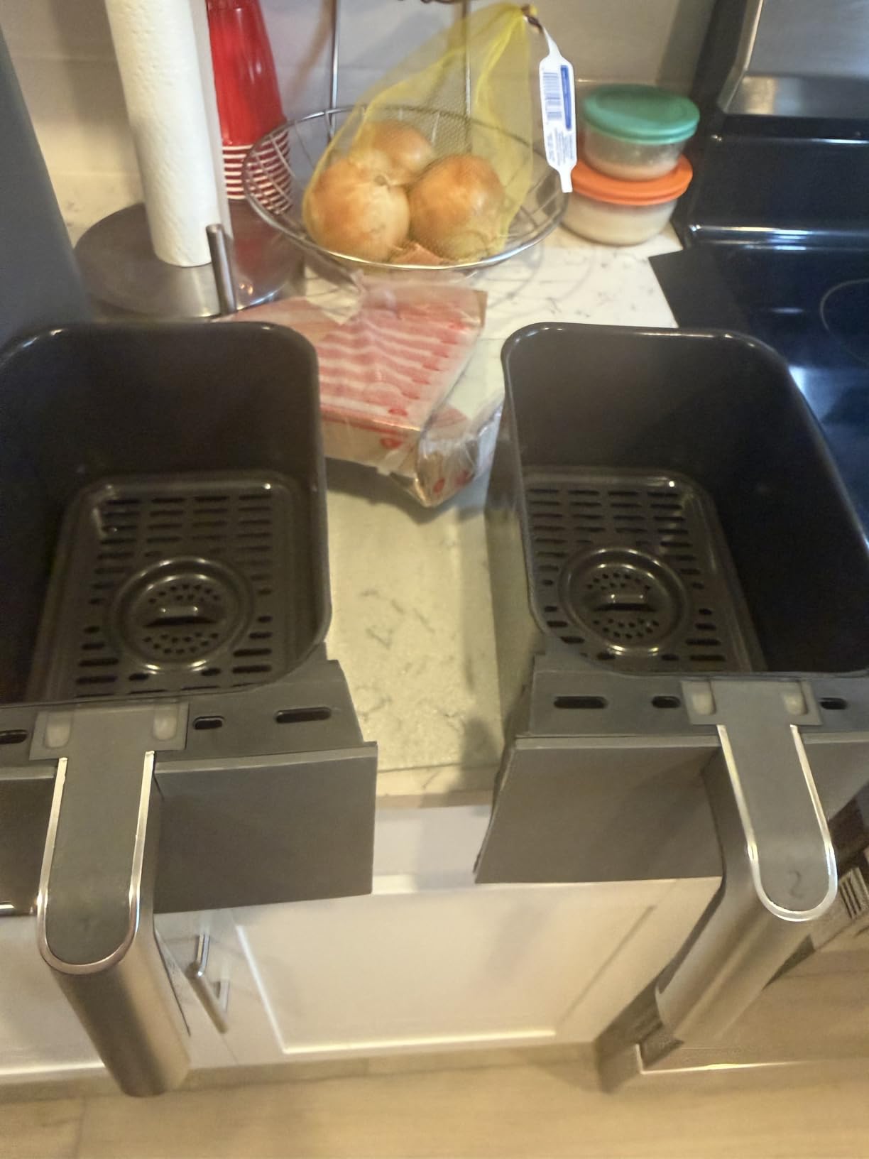 Ninja Foodi Air Fryer, 8 Qt DualZone, 6-in-1, Grey, DZ201 customer photo 2