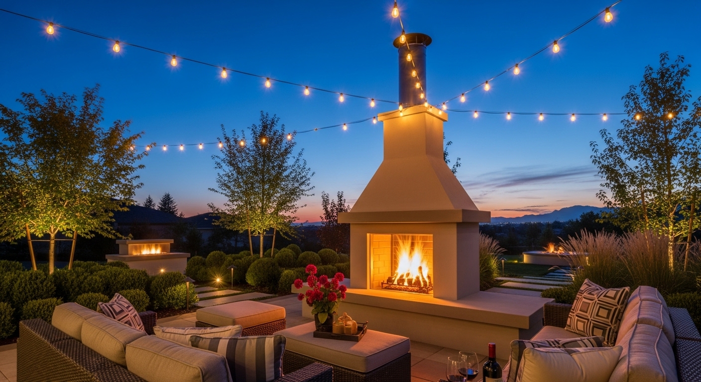 Best Outdoor Fireplaces for Backyards
