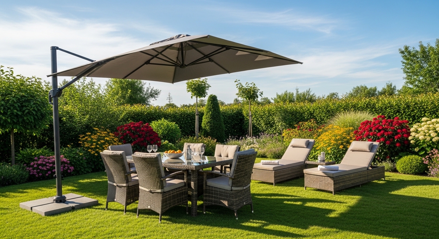 Best Cantilever Umbrellas for Large Coverage