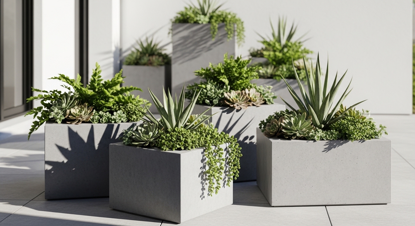 Best Concrete Planters for Modern Patios