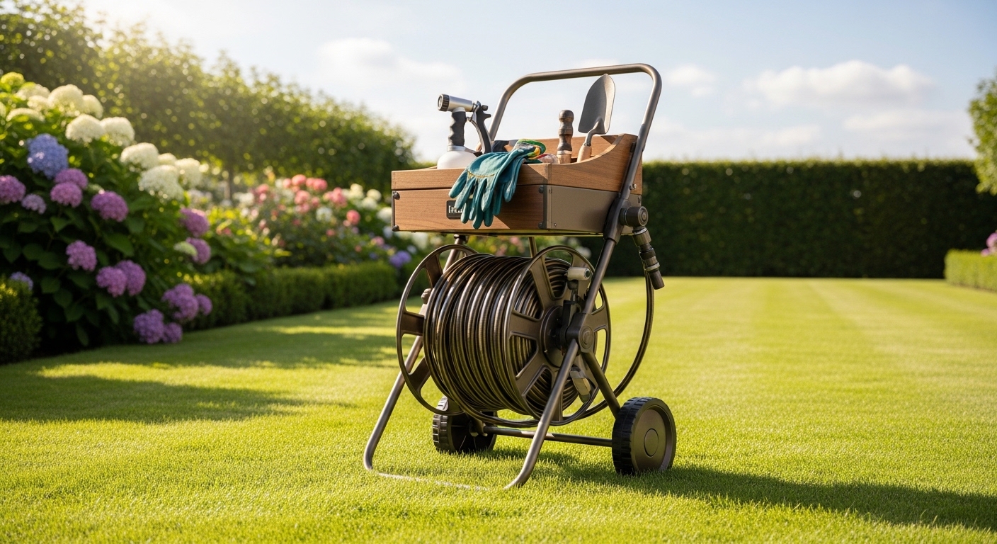 Best Hose Reel Carts with Storage