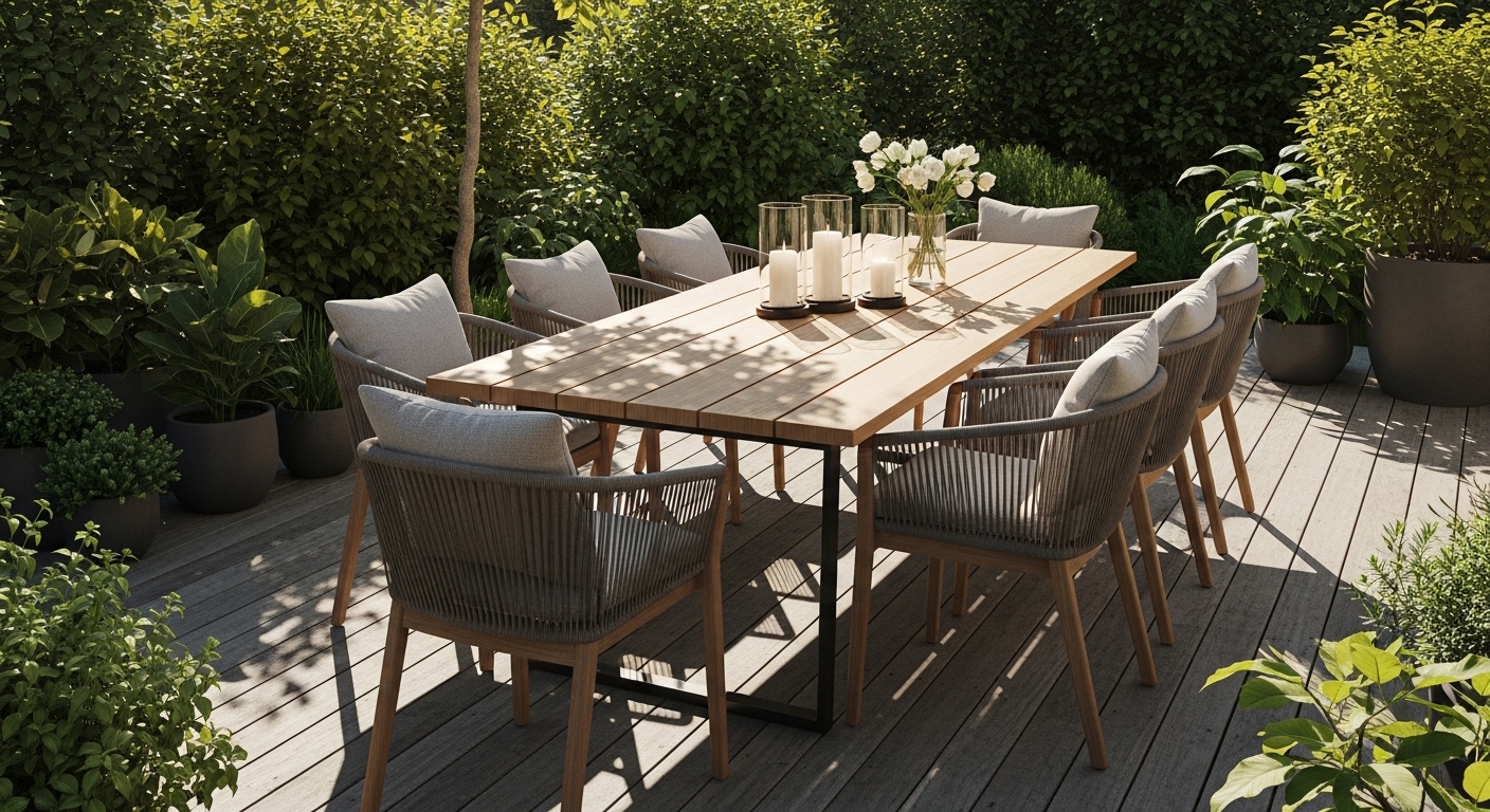 Best Outdoor Dining Tables for 8 People