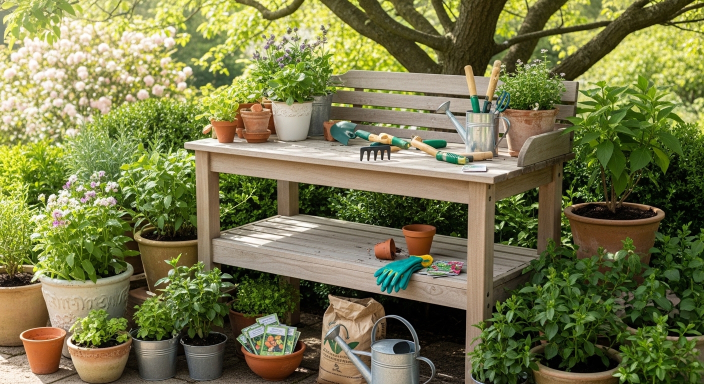 Best Potting Benches for Outdoor Gardening