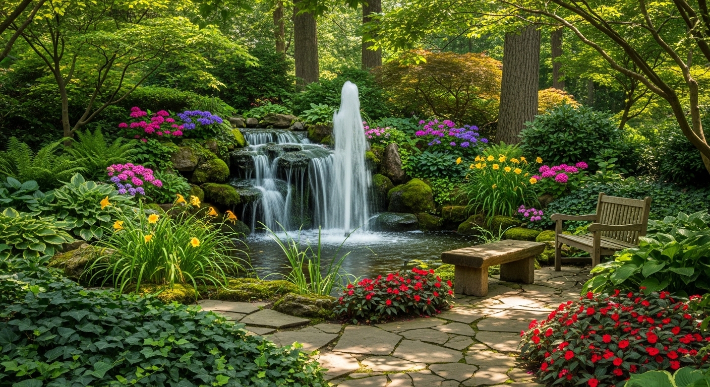 Best Waterfall Features for Gardens