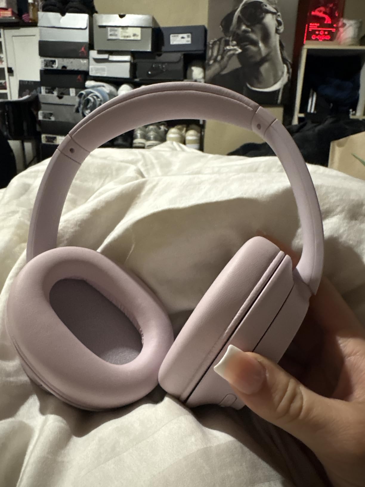 Sony WH-CH720N Wireless Noise Cancelling Over-Ear Headphones, Black customer photo 1