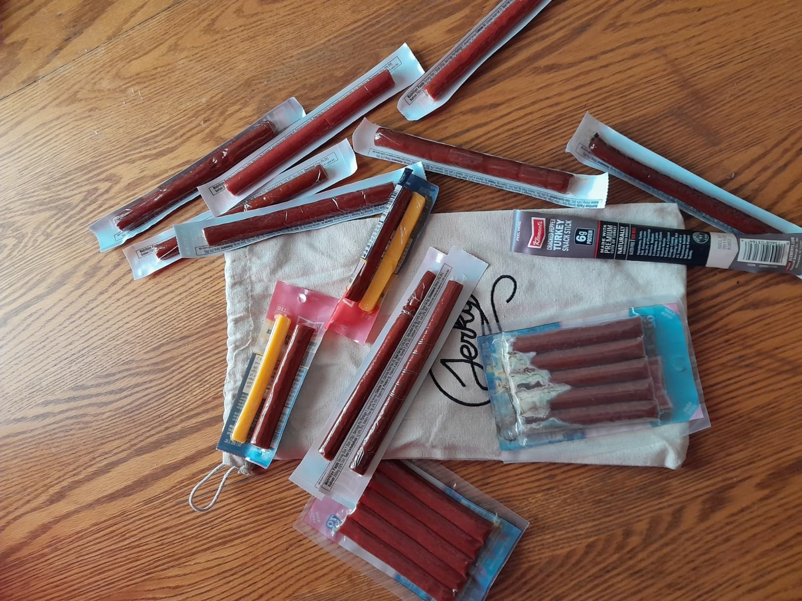 Jerky.com 26pc Meat Sticks Variety Pack - Fathers Day Gift for Dad - Beef Jerky Gifts for Men - Low Sugar & High Protein - Gluten Free & Keto Meat Sticks - Pork, Turkey, Ham Beef Jerky Sticks & Cheese Sticks - Dad Gifts customer photo 2