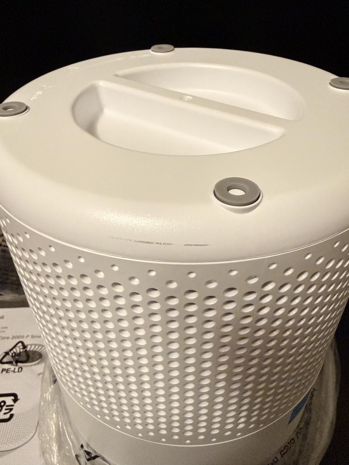 LEVOIT Air Purifier for Home Bedroom Dorm Room, Smart & Voice Control, AHAM VERIFIDE, 3-in-1 Filter With HEPA Sleep Mode, for Pollen, Pollutants, Smoke, Dander, Dust, Core 200S-P, White customer photo 2