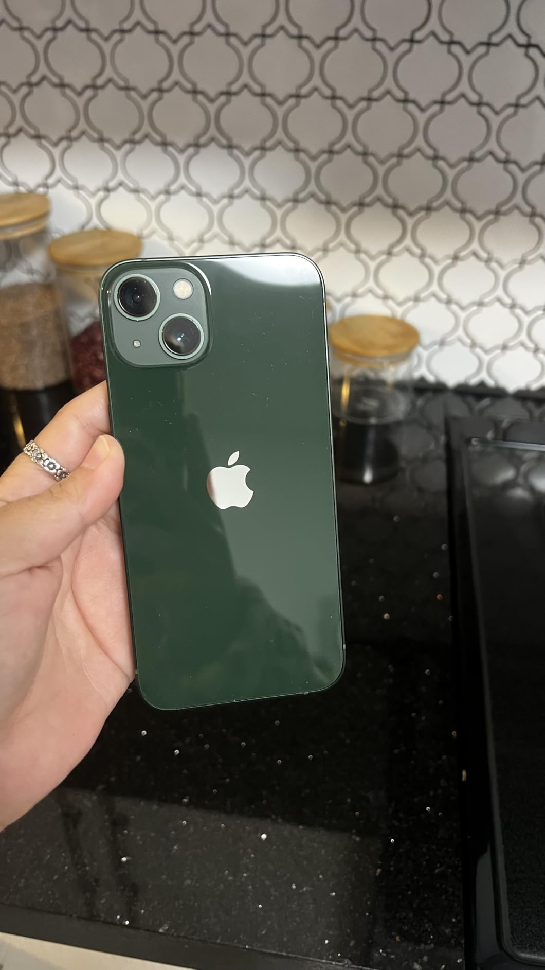 Apple iPhone 13, 128GB, Midnight - Unlocked (Renewed) customer photo 1