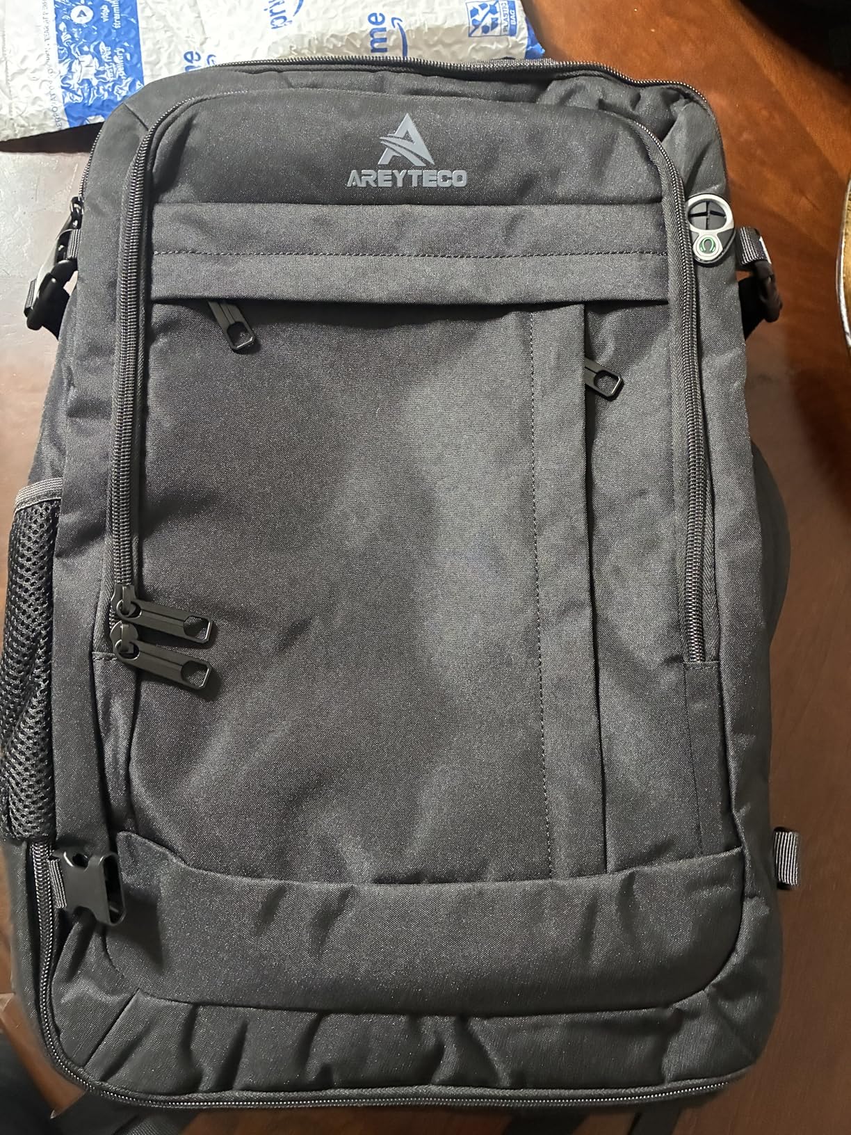 AREYTECO Travel Backpack, 50L Expandable Extra Large Laptop Backpack, Carry On Backpack Water Resistant Business Suitcase Daypack Bag Fits 17 Inch Laptops, Travel Gifts for Men Women, Black customer photo 2