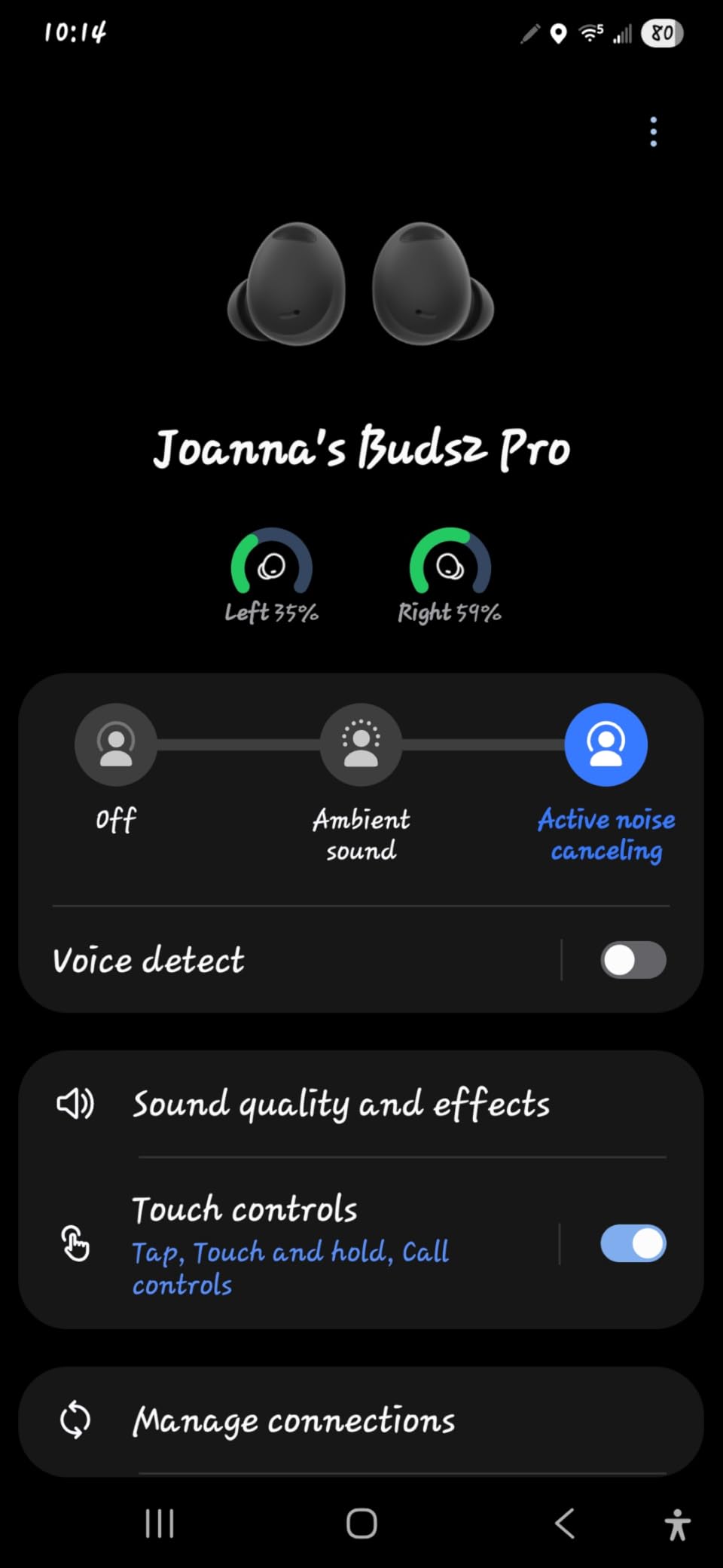 Samsung Galaxy Buds 2 Pro - Wireless Earphones Graphite customer photo 1