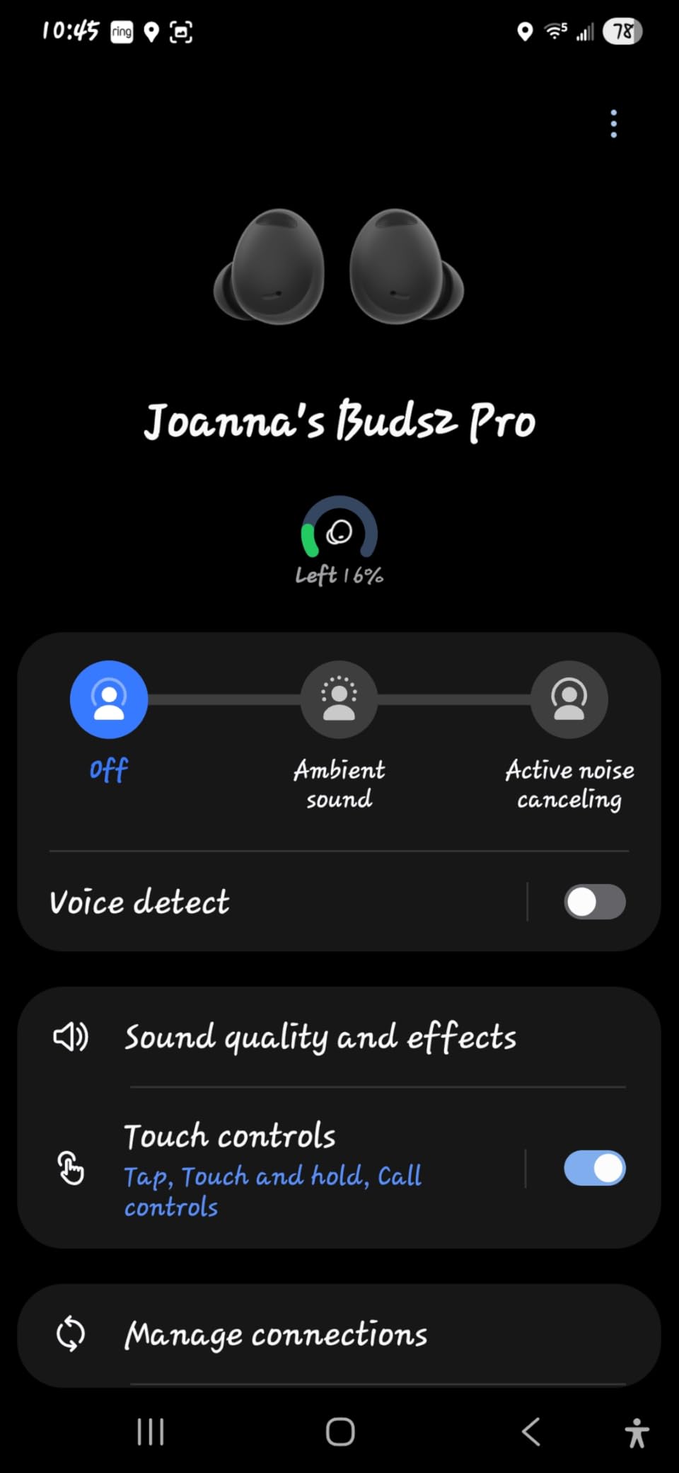 Samsung Galaxy Buds 2 Pro - Wireless Earphones Graphite customer photo 2