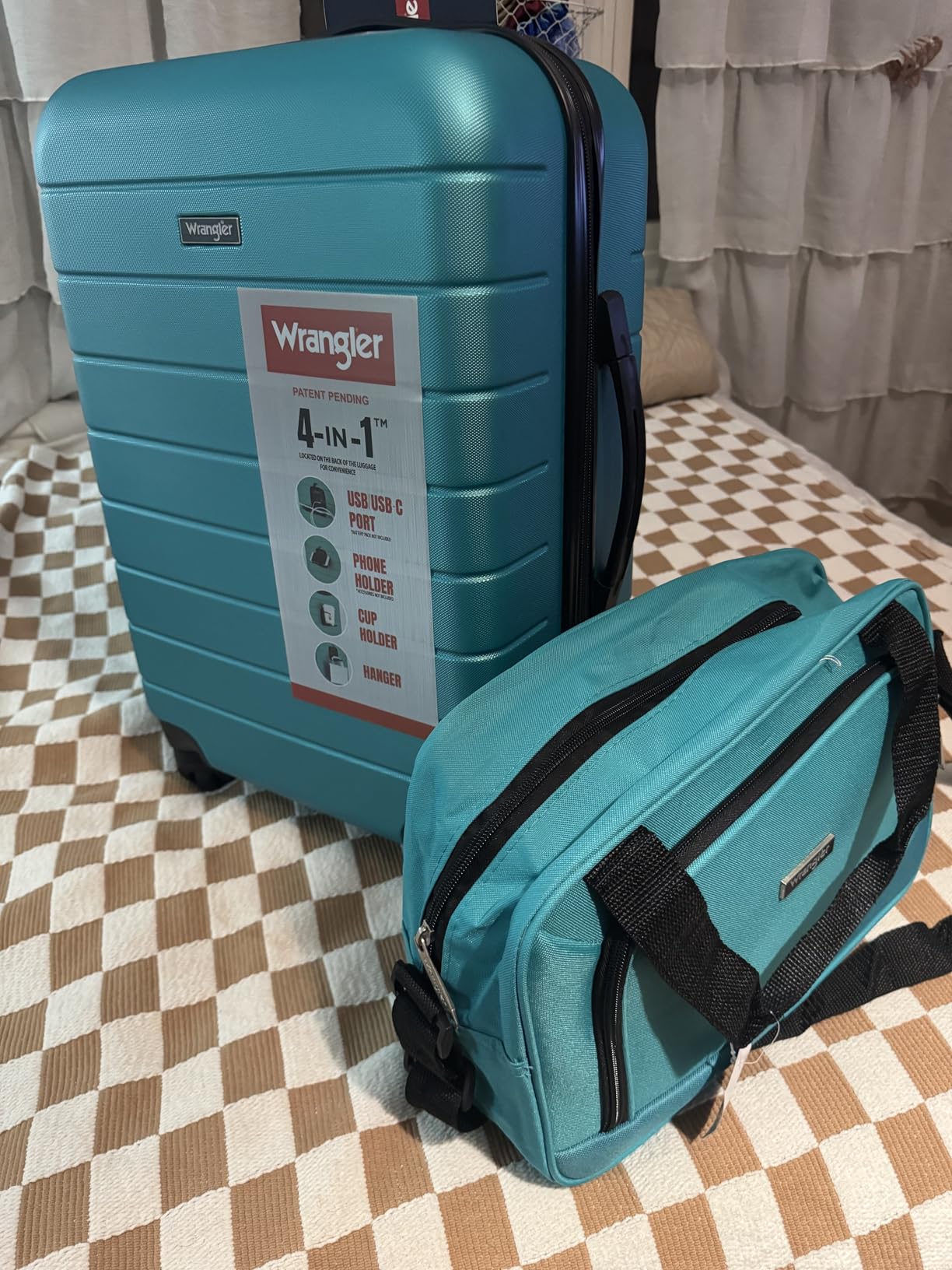 Smart Spinner Hardside Luggage, 2 Piece Set, Deep Depths customer photo 2