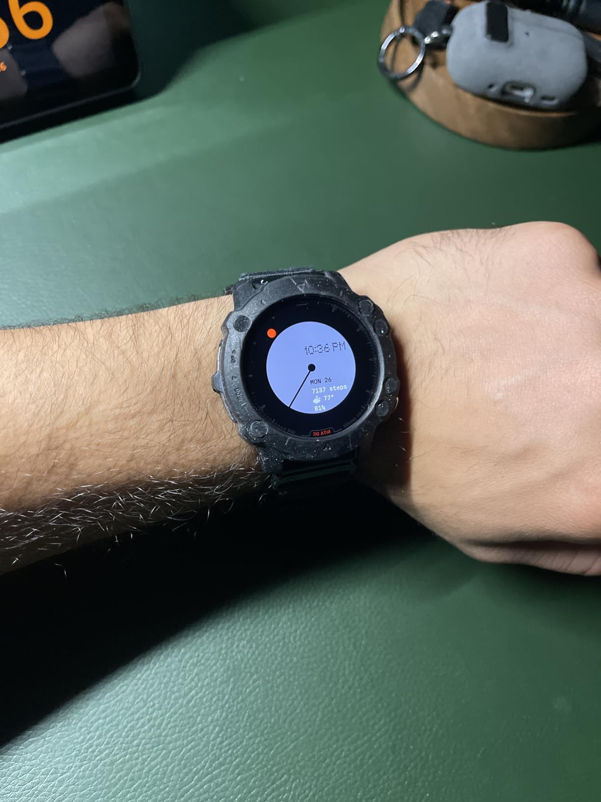 Falcon Premium Smart Watch 49mm, Fitness Watch, Dual-Band GPS, AI Fitness Coach, Titanium, 14-Day Battery, 200m Water-Resistant, Activity Trackers and Smartwatches for Android and iPhone customer photo 1