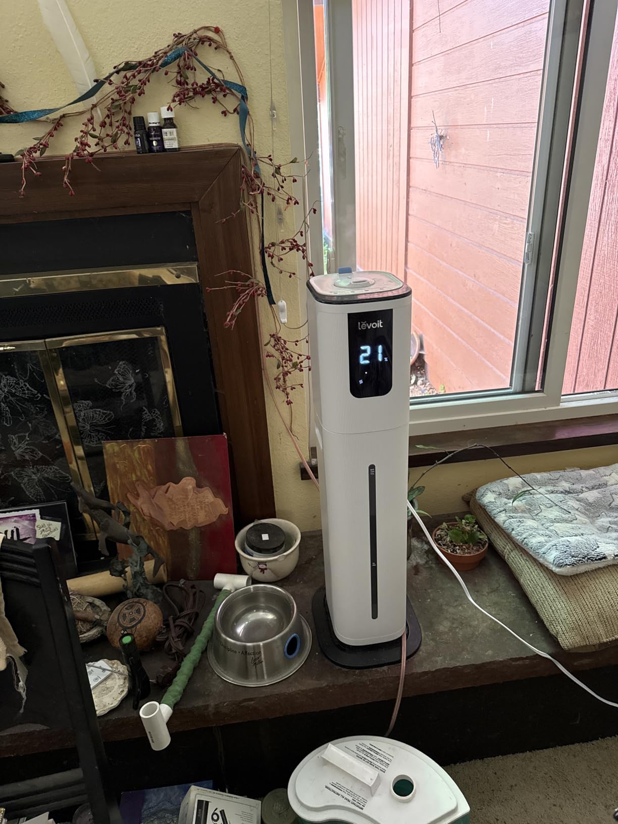 LEVOIT OasisMist 1000S (10L) Smart Humidifier for Home Large Room Bedroom, Last 100 Hours Suitable for Indoor Plant, Cover up to 600ft, Easy Top Fill, Remoter & Voice Control, Auto Mode, Quiet, White customer photo 2