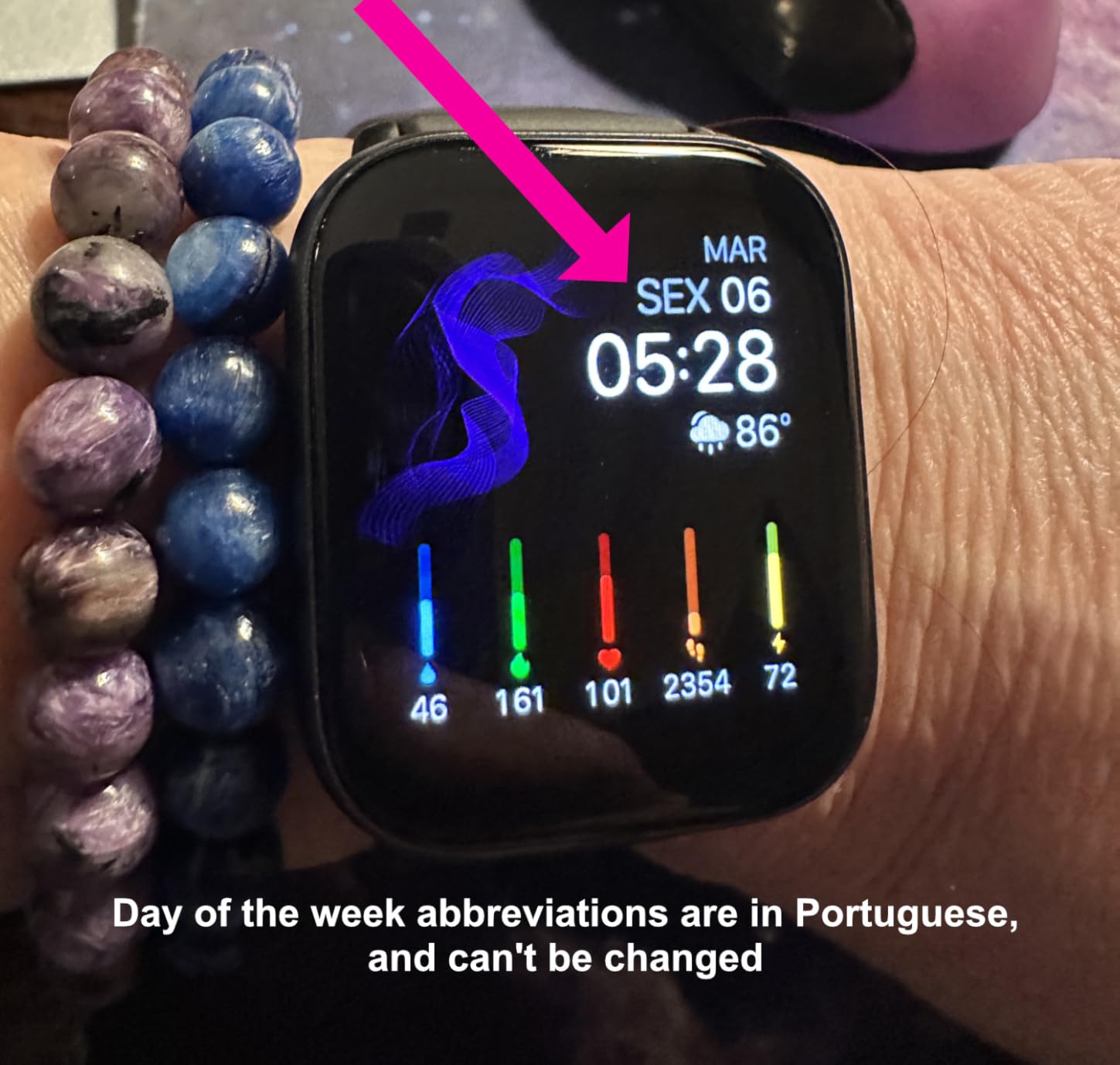 Active Smart Watch 42mm, AI Fitness Tracker & Sleep Coach, GPS, Amazon Alexa Built-in, Bluetooth, 14-Day Battery, 120+ Sports Modes, Android & iPhone, Black customer photo 2