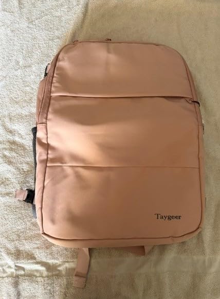 Taygeer Travel Laptop Backpack for Men Women, Airplane Approved Travel Backpack Suitcase with Water Bottle Pocket, Lightweight College 35l Luggage Bag 15.6inch Laptop Mochila Gifts for Business, Black customer photo 2