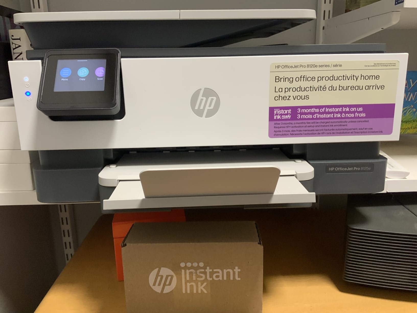 HP OfficeJet Pro 8125e Wireless All-in-One Color Inkjet Printer, Print, scan, Copy, ADF, Duplex Printing Best-for-Home Office customer photo 1