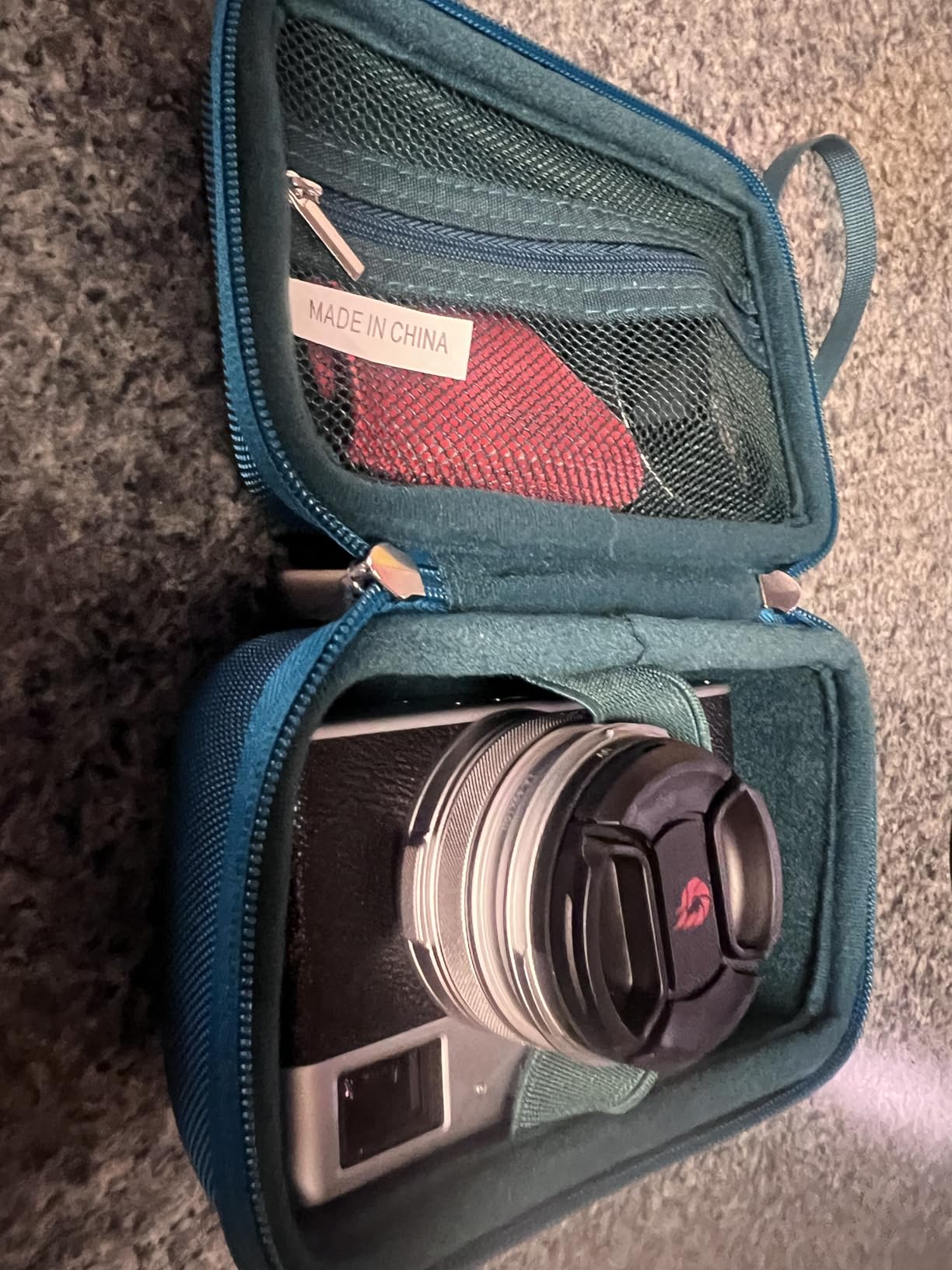 BOVKE Carrying Case for Fujifilm X100VI / X100V / X-E5 Digital Camera, Extra Mesh Pocket for Fuji Camera Accessories Charging Cables, Black customer photo 1
