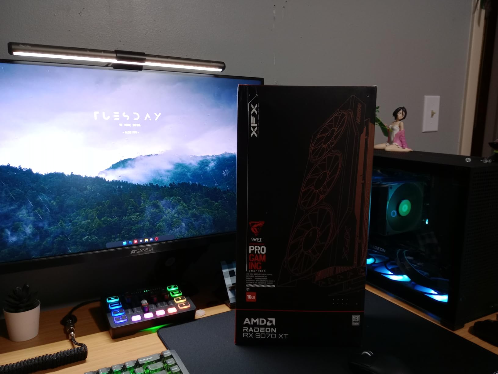 Swift AMD Radeon RX 9070 XT Triple Fan Gaming Edition with 16GB GDDR6 HDMI 3xDP, RDNA 4 RX-97TSWF3B9, Graphics Card, Compatible with Desktop PCs customer photo 2