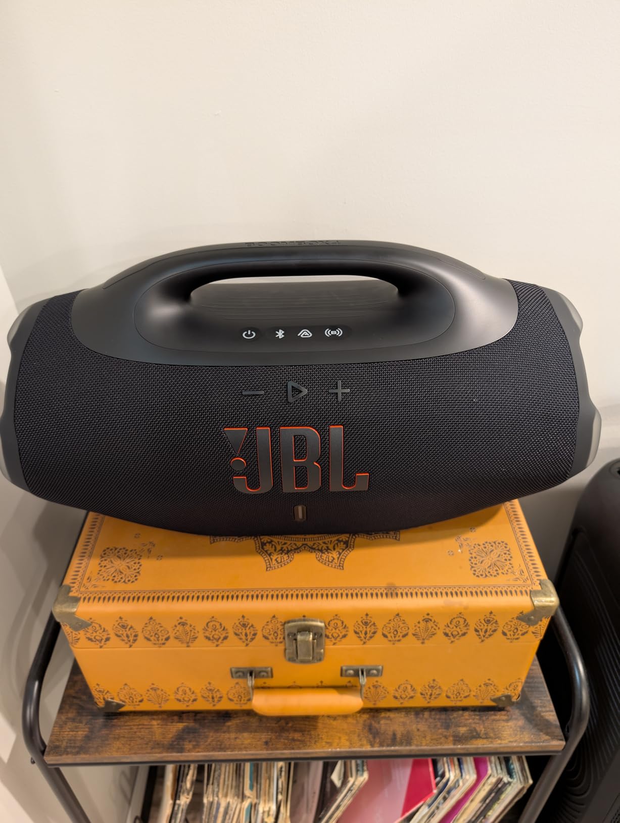 Boombox 4 - Most Powerful Portable Waterproof Speaker with Massive Pro Sound, Up to 34 Hours of Playtime, & Multi-Speaker Connection by Auracast (Black) customer photo 1