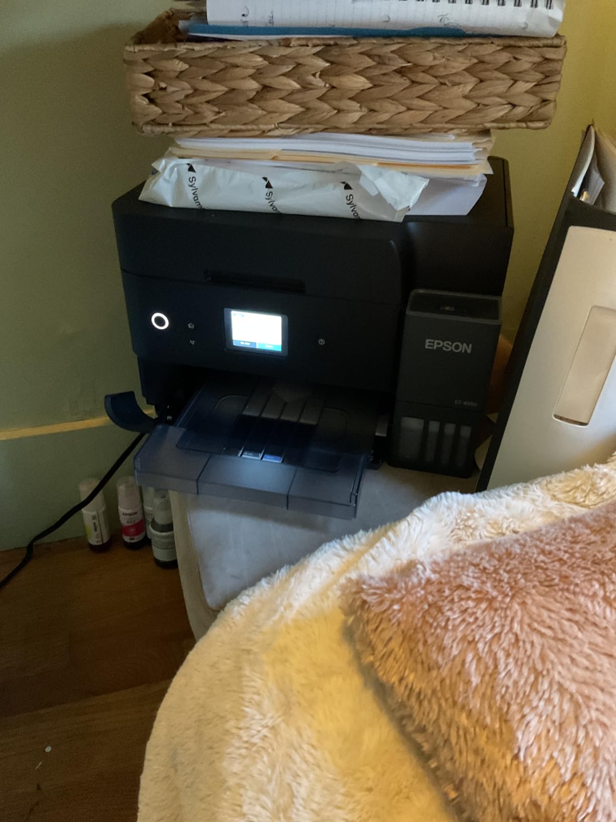Epson EcoTank ET-4950 Wireless All-in-One Color Supertank Printer with up to 3 Years of Ink Refillable Tanks, Perfect for Office, 18 PPM, 2.4