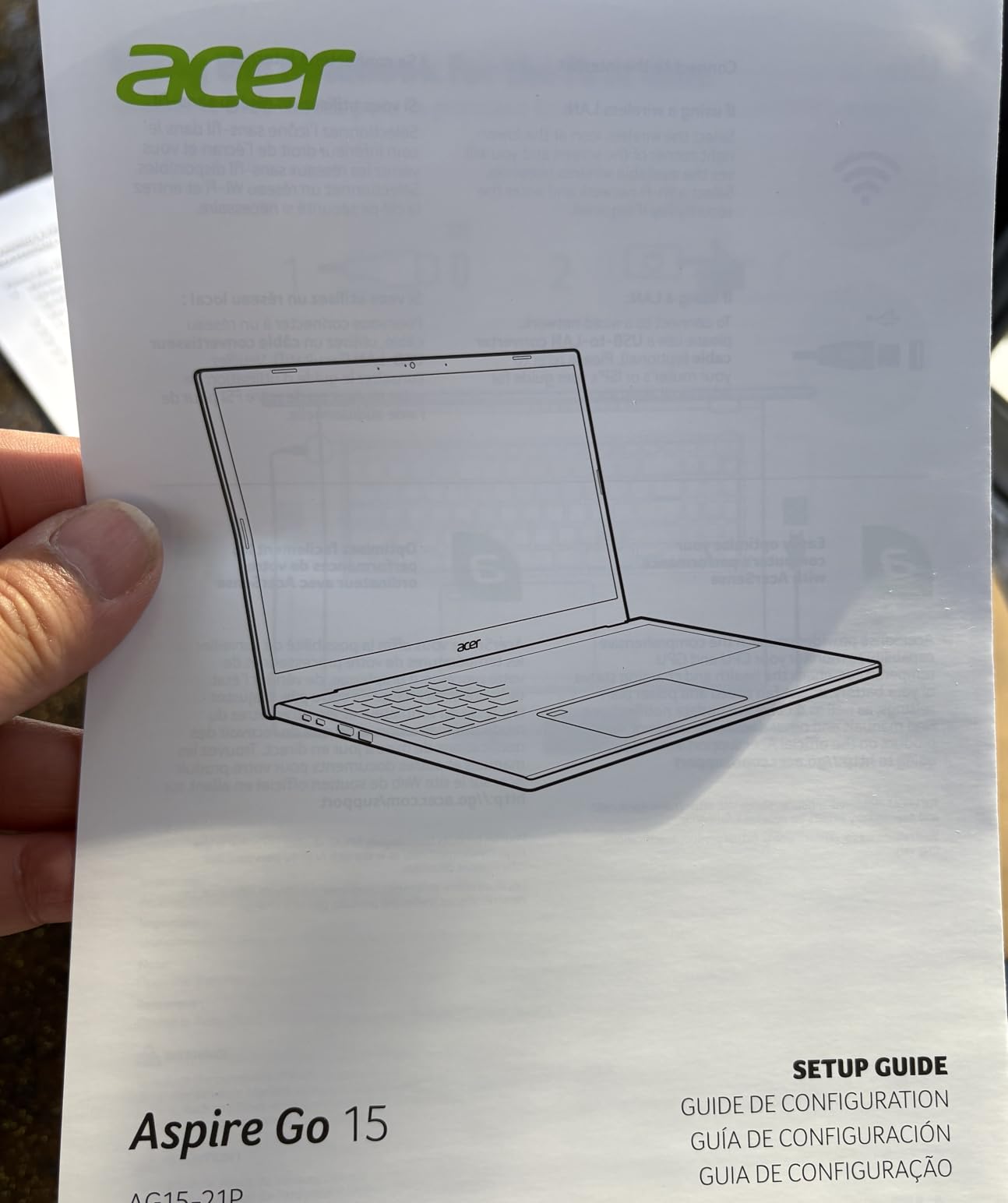 Acer Aspire Go 15 AI Ready Laptop, 15.6