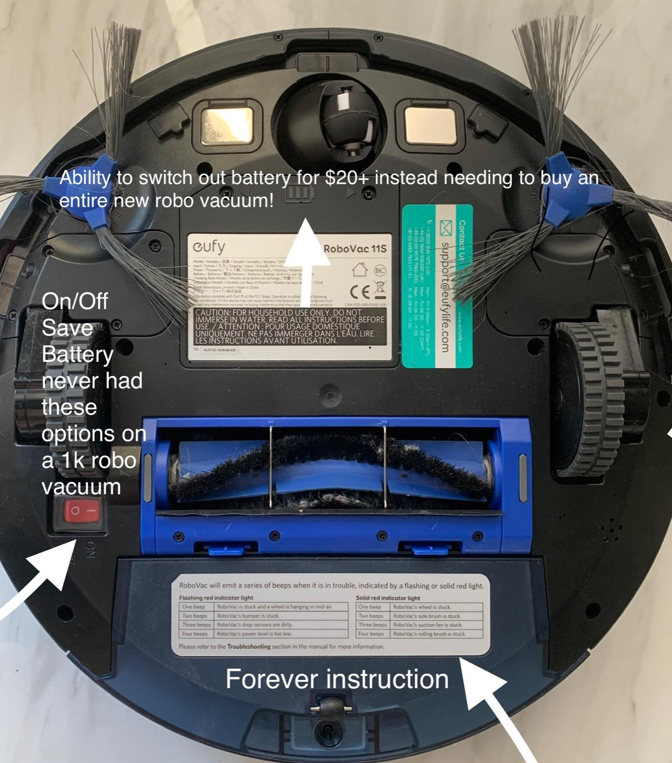 eufy C10 Robot Vacuum Self Emptying, 8 Weeks Hands Free, Advanced Smart Mapping with LiDAR Navigation, 2.85-Inch Slim Design, Powerful Suction, Edge Expansion Brush for Pet Hair, Carpet Detection customer photo 2