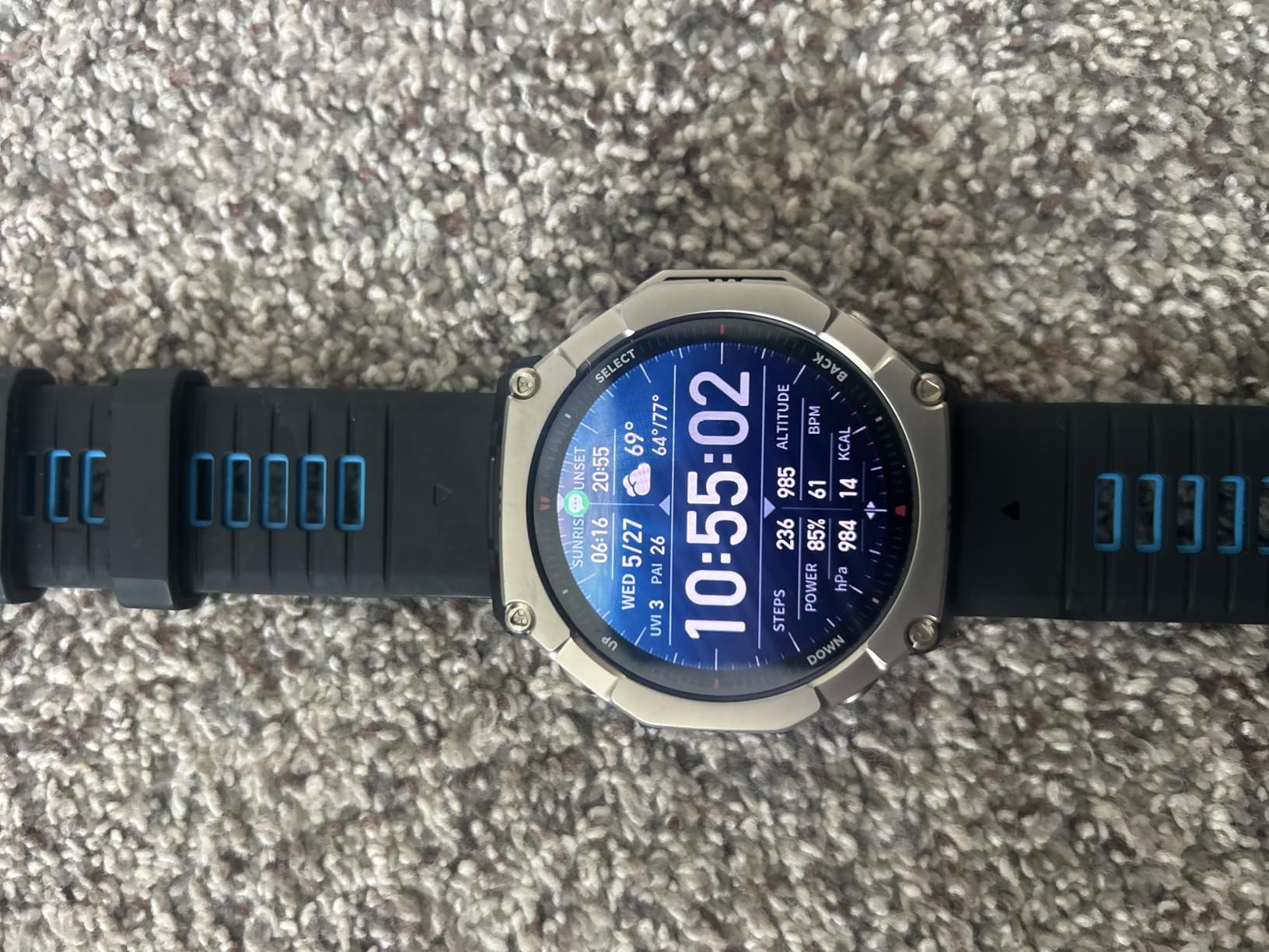 T-Rex Ultra 2 Dual-Band GPS Outdoor Smartwatch, 51mm Ti Body, 1.5