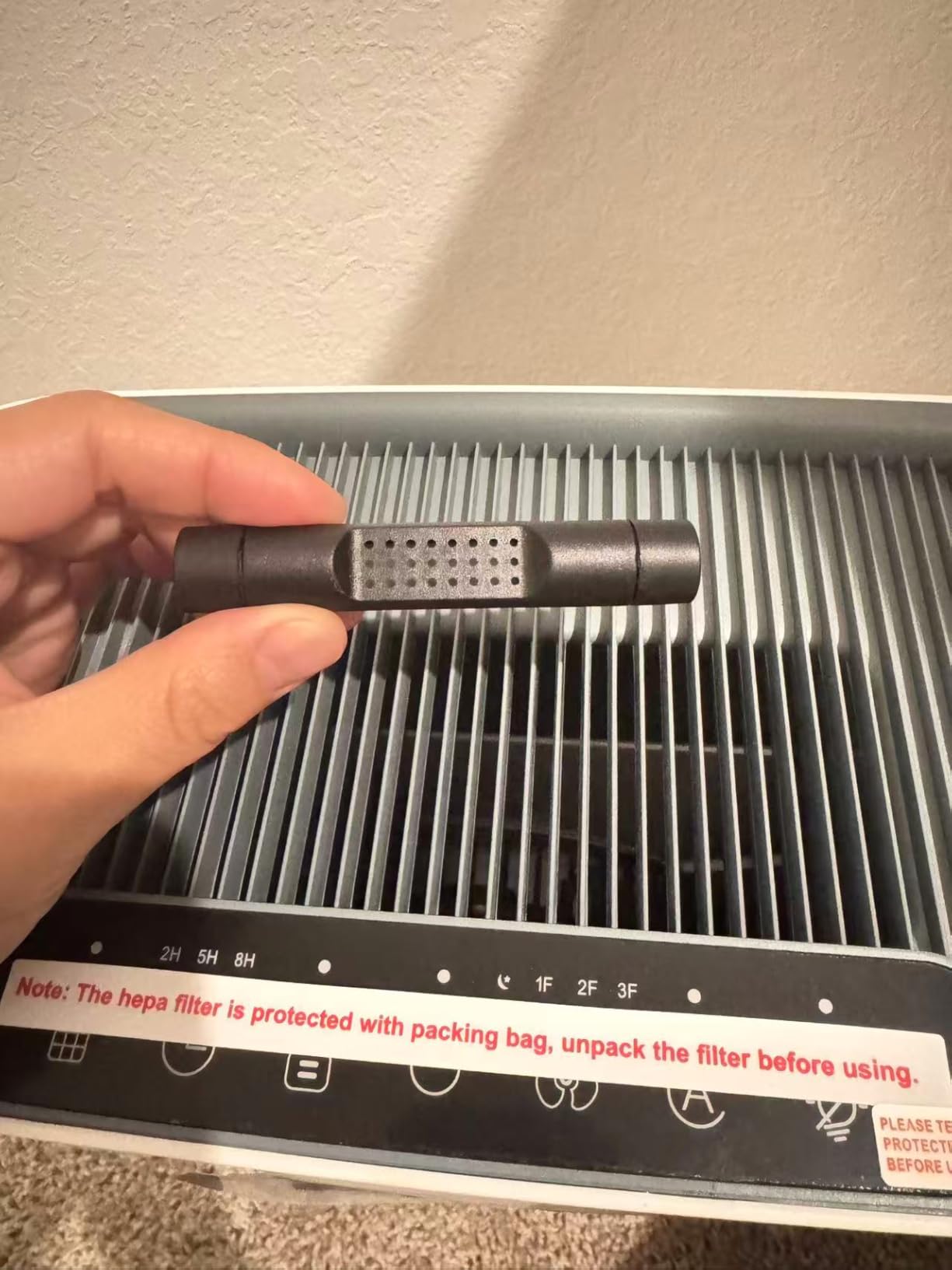 Air Purifiers for Home Large Room, Cover Up to 2400 Ft² with True HEPA Filter, Smart Mode, PM2.5 Air Quality Display, 22dB Sleep Mode, Aromatherapy with 2X-Purification & 360°Air Outlet, HAP603 customer photo 2