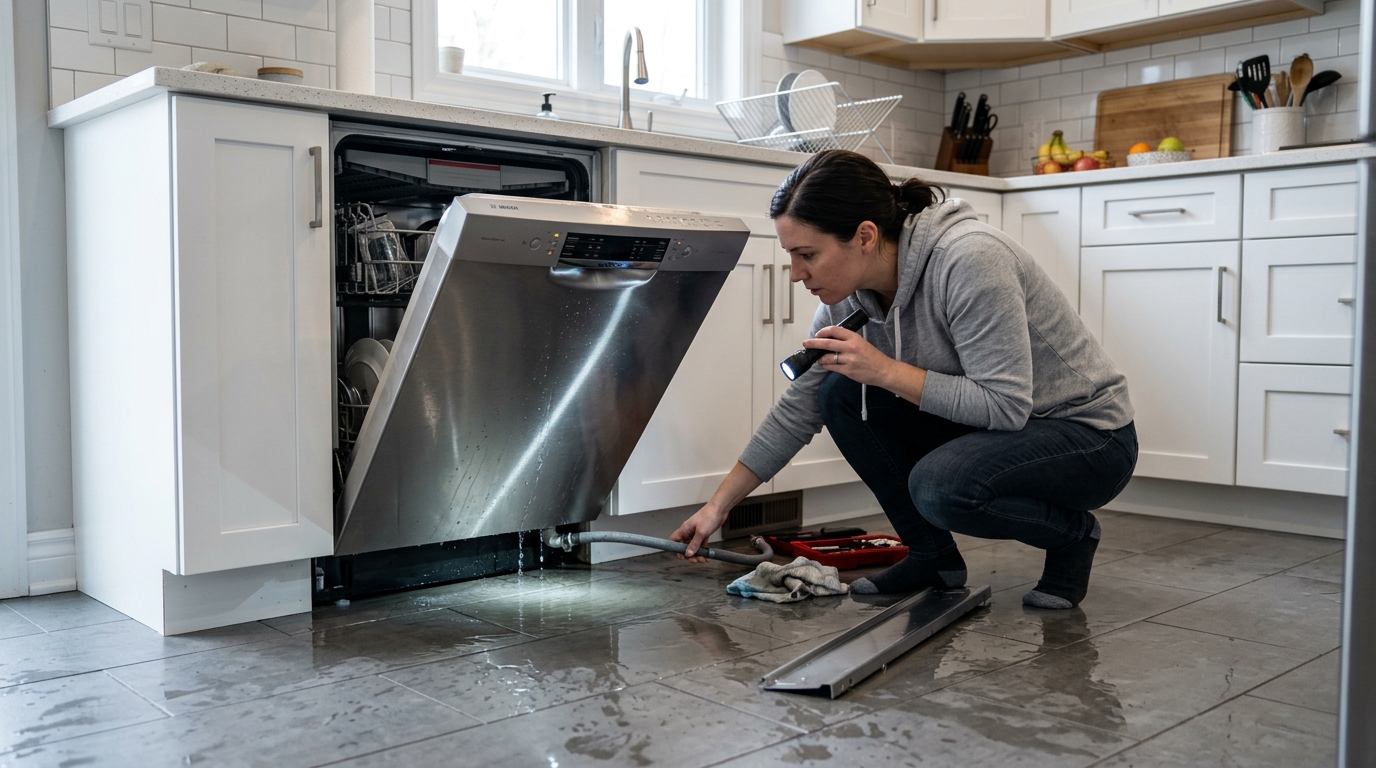 Dishwasher Overflowing