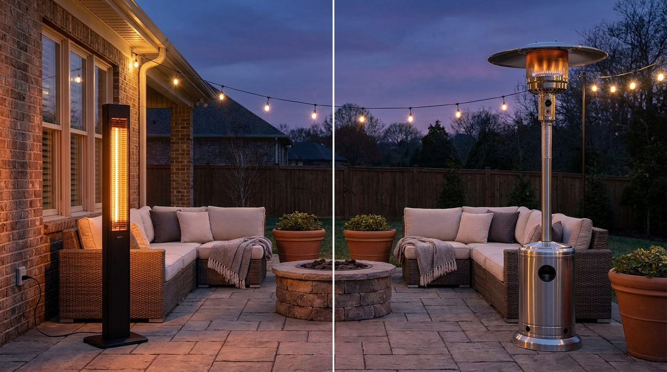 Electric vs Propane Patio Heaters