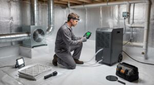 Fan vs Dehumidifier Crawl Space