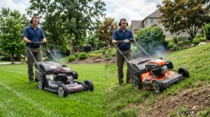 Front vs Rear Wheel Drive Lawn Mower