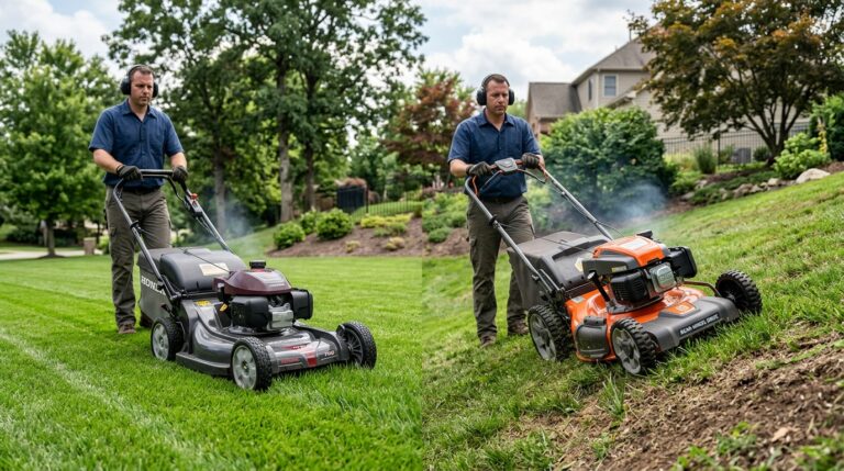 Front vs Rear Wheel Drive Lawn Mower