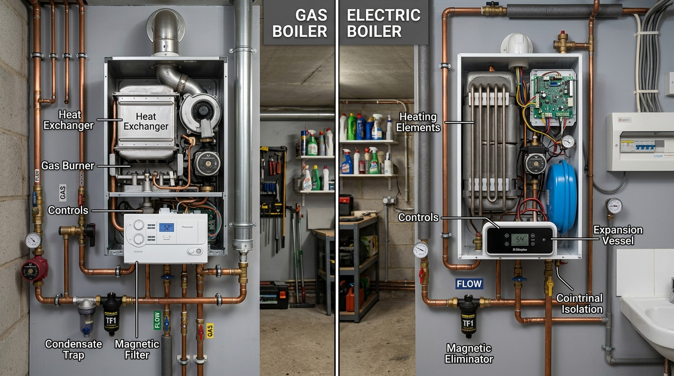 Gas vs Electric Boilers