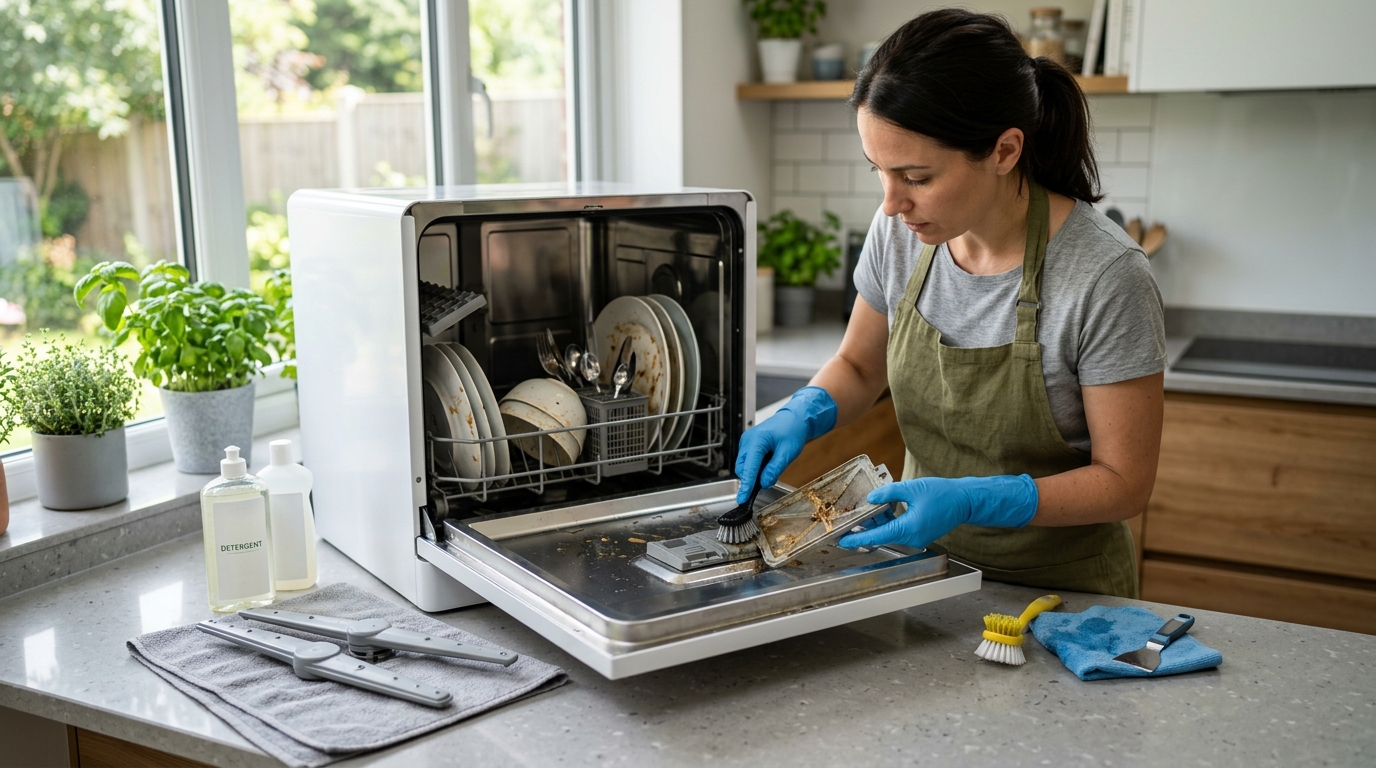 Countertop Dishwasher Not Cleaning?