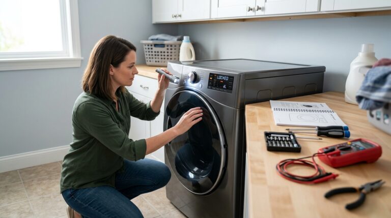 Dryer Door Locked: