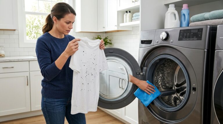 Black Spots on Clothes After Washing?