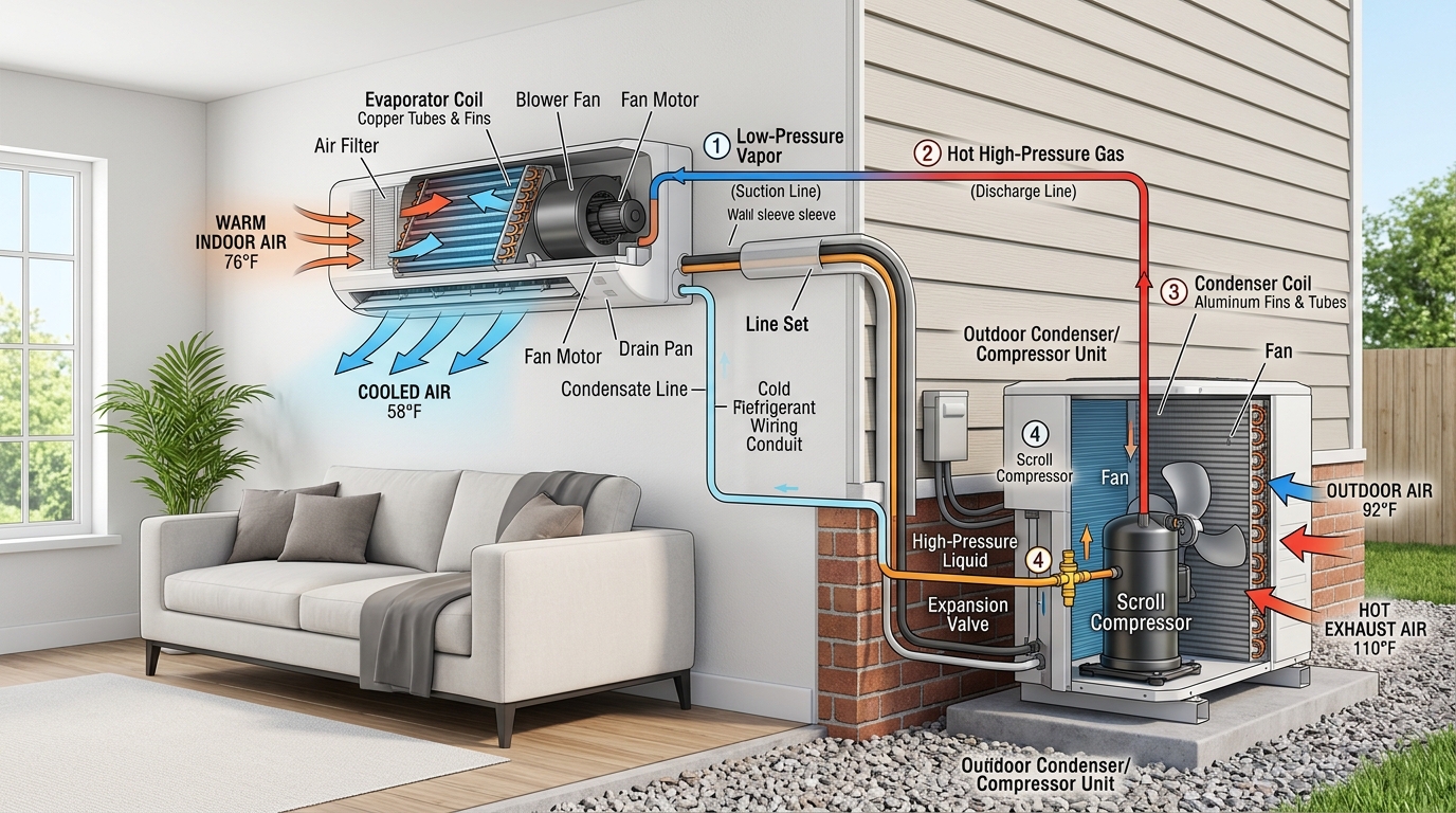 How Ductless Air Conditioners Work 2026