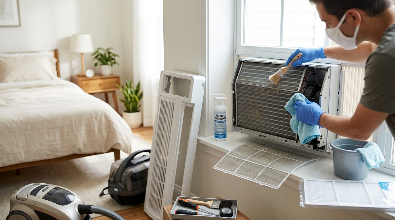 How to Clean Mold From Window AC