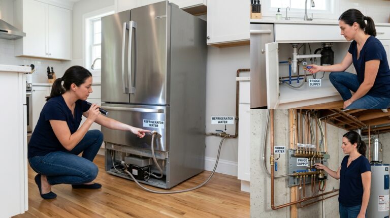 How to Find a Refrigerator Water Shut-Off Valve