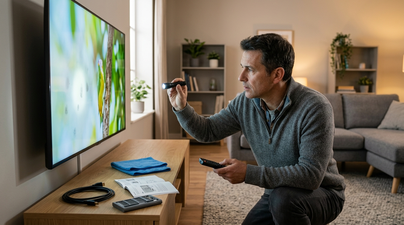 How to Fix Dark Spots on LCD TV