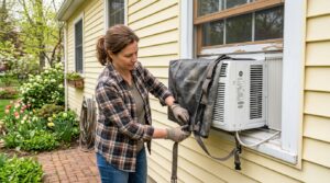 How to Remove a Window AC Cover (