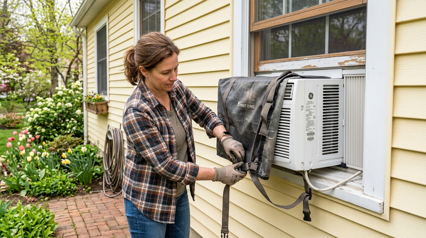 How to Remove a Window AC Cover (