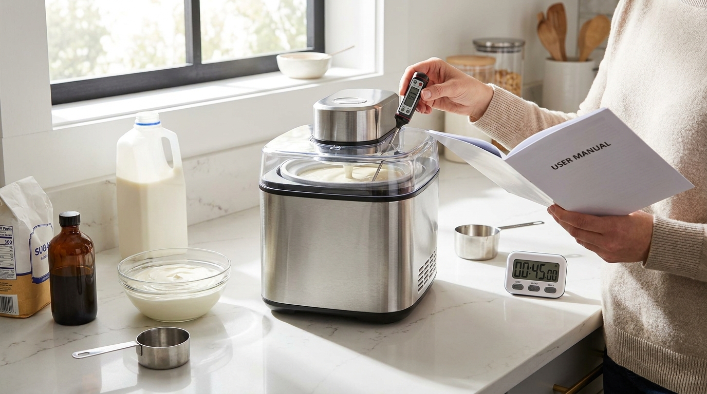Ice Cream Maker Not Freezing