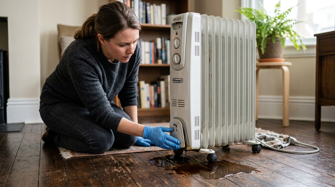 Oil Filled Radiator Leaking: