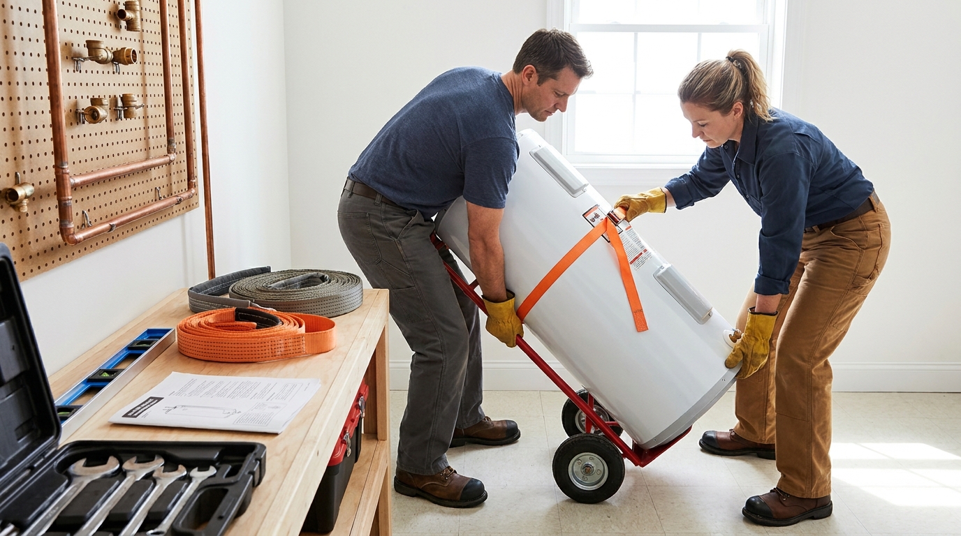 How to Lift a Water Heater