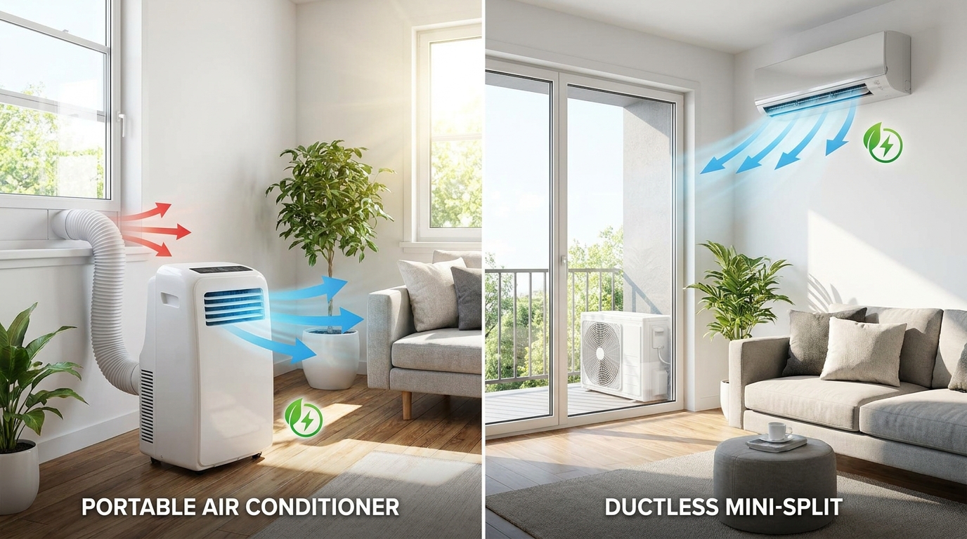 Portable AC vs Mini Split
